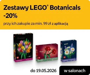 Lego Botanicals -20% z aplikacją przy ich zakupie za min. 99 zł