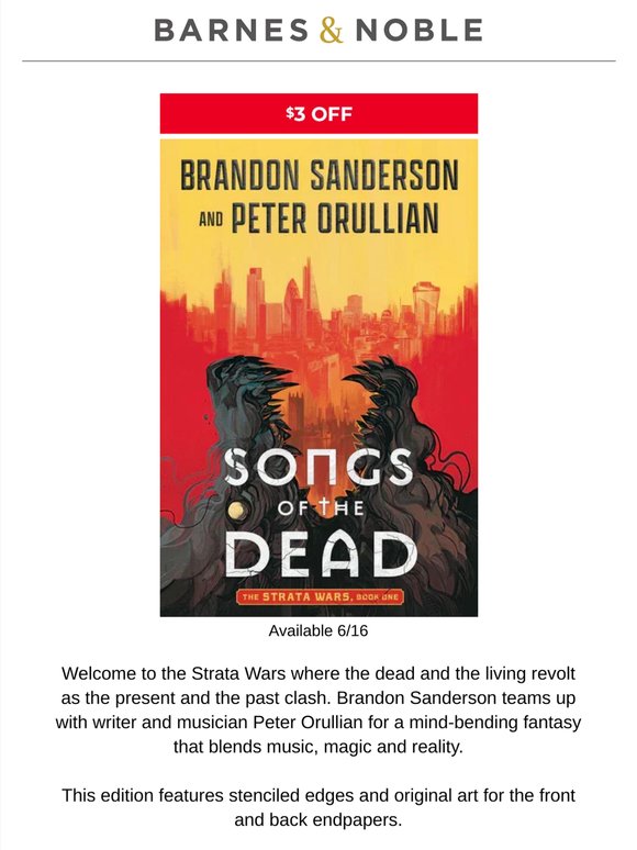 Pre-Order Brandon Sanderson and Peter Orullian's New Book