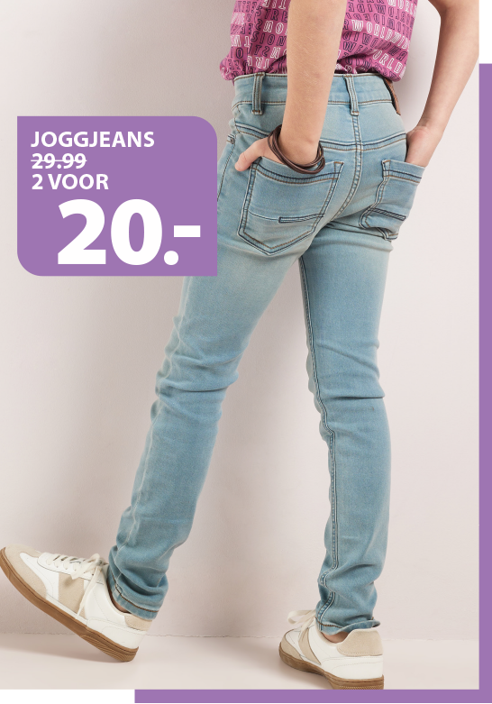 jogg jeans 2 voor 20.-