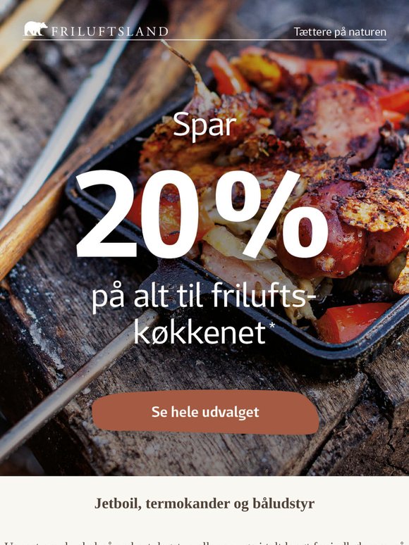 Gør dig klar til madlavning på tur 🔥