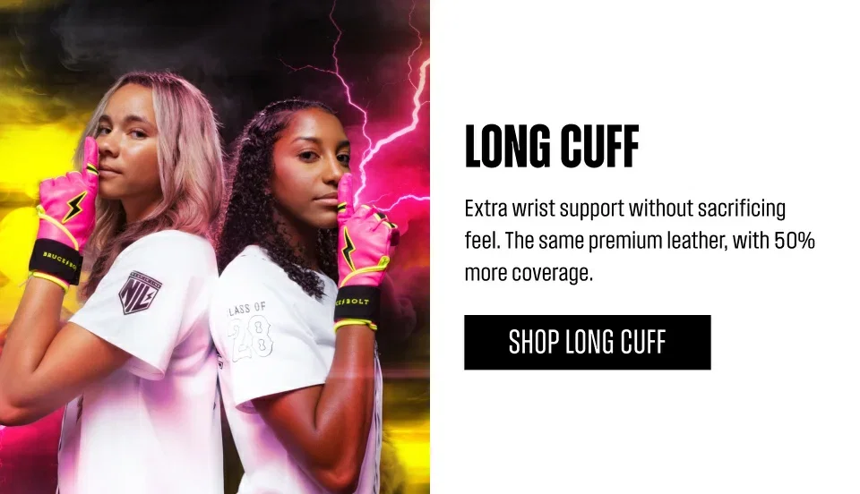 Long Cuff. Extra wrist support without sacrificing feel. The same premium leather with 50% more coverage. Shop Long Cuff.