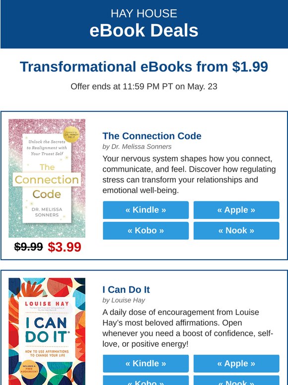 eBook Deals to Calm Your Nervous System