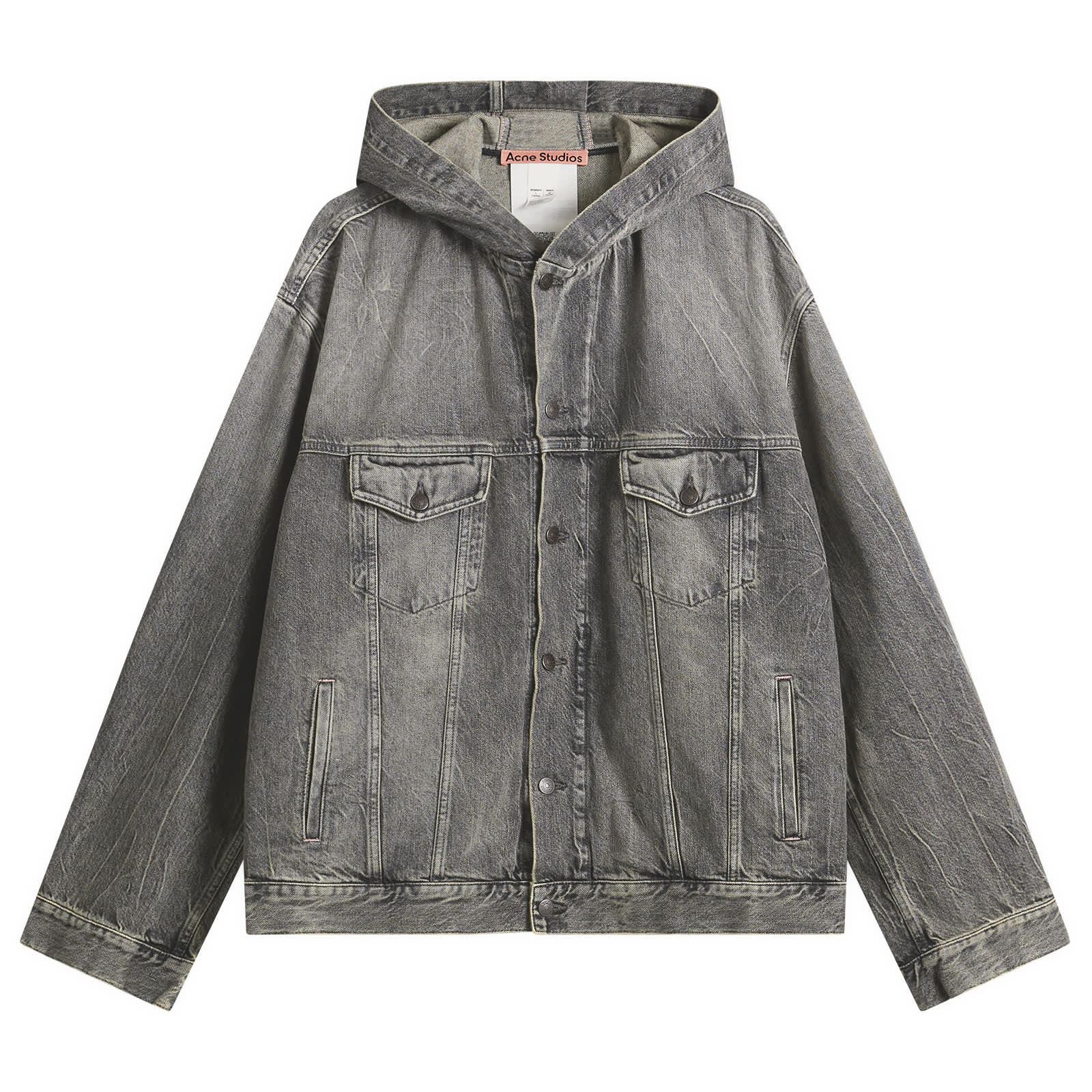 Acne Studios Gothik Wash Hooded Denim Jacket