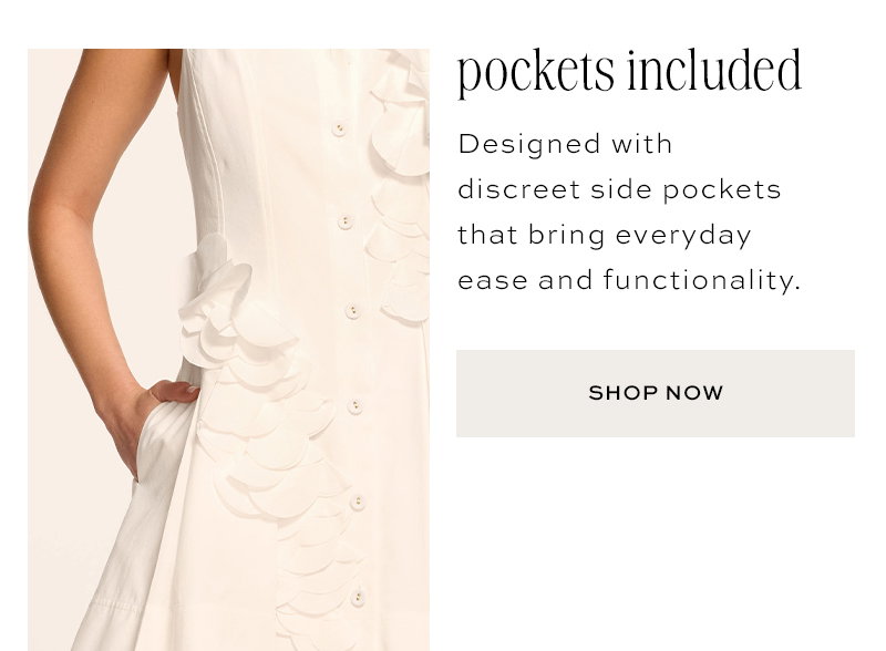 Pockets included