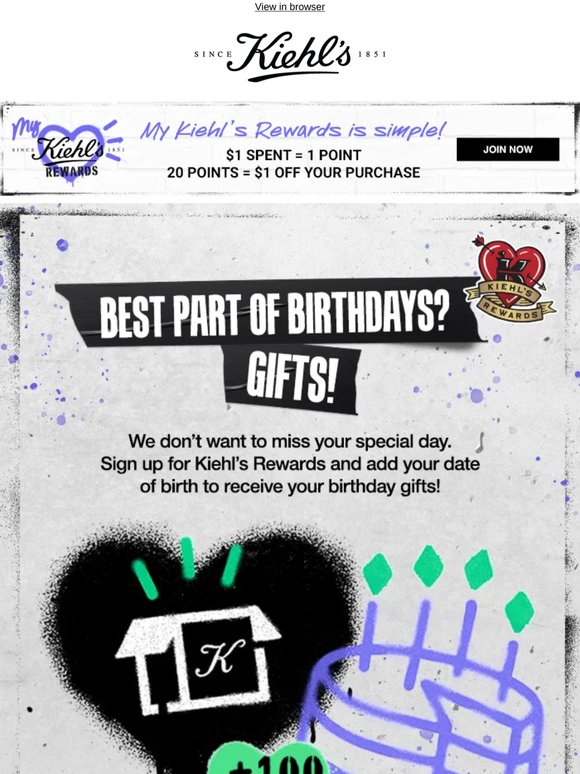 Don't forget to share your birthday details