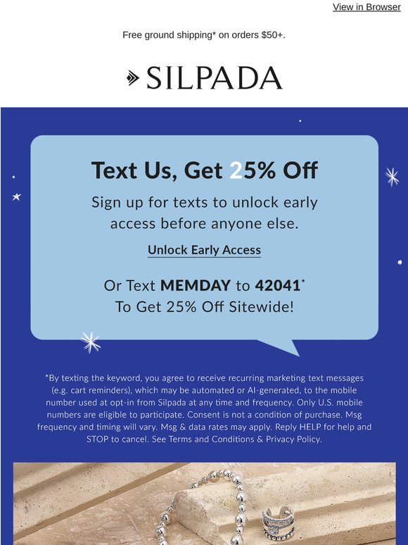 Your 25% off starts here ✨ Shop MDW Sale before anyone!