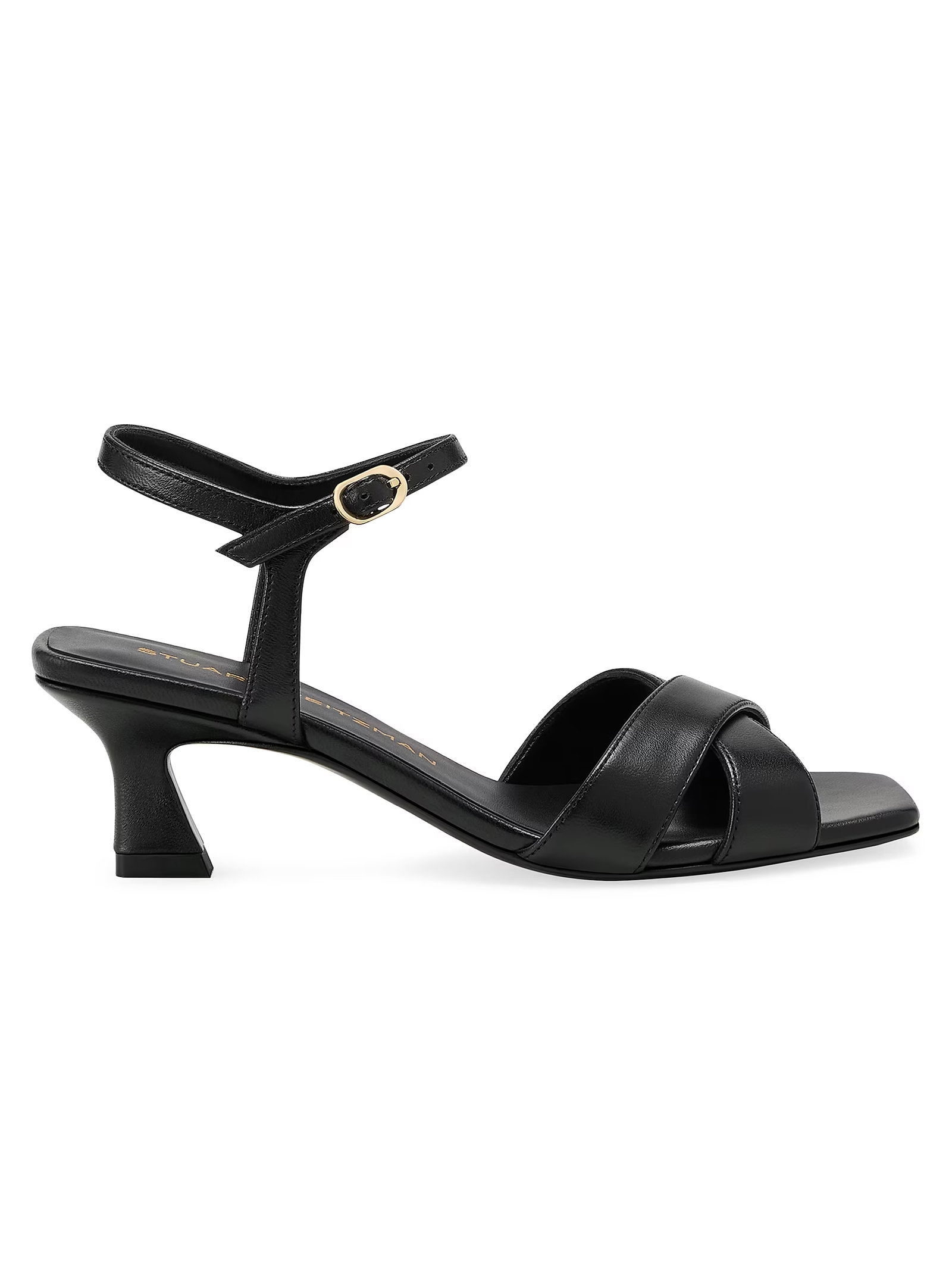 Stuart Weitzman Vinnie 50MM Leather Sandals