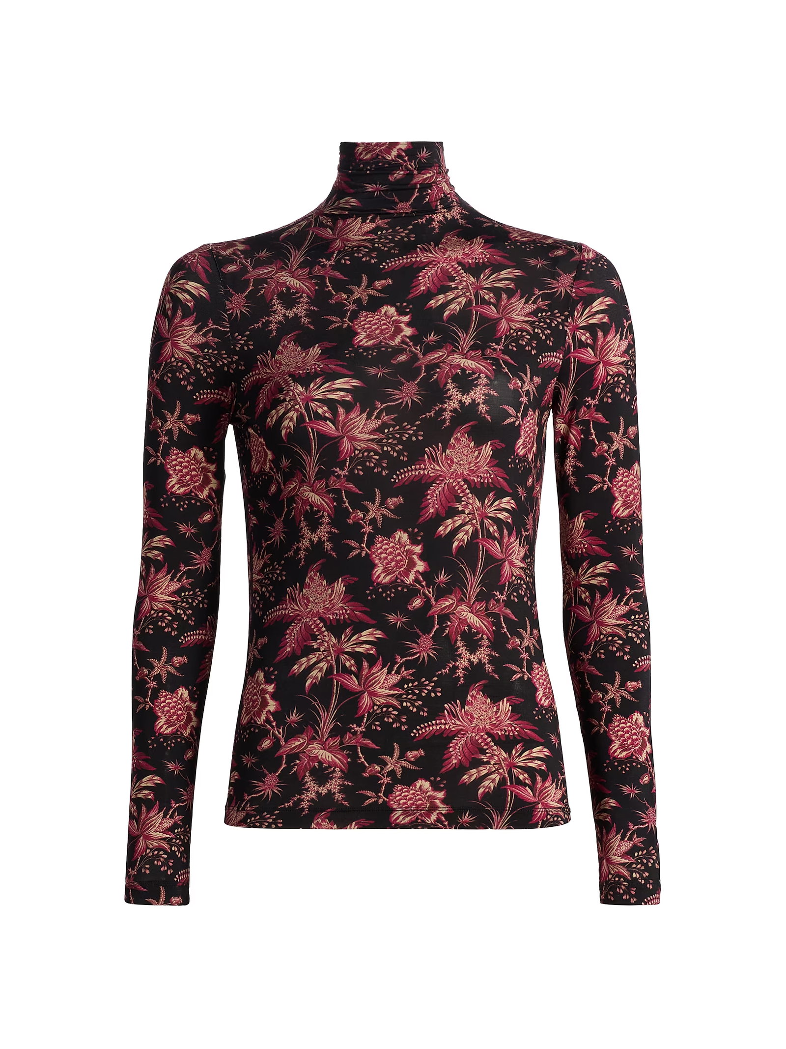 Ulla Johnson Aurelia Floral Turtleneck Top