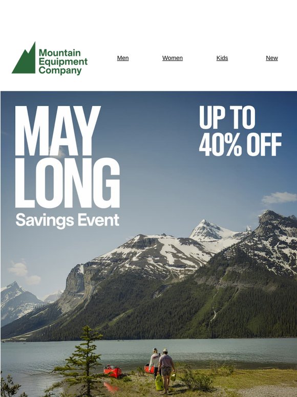 Ending tonight: May Long Savings Event