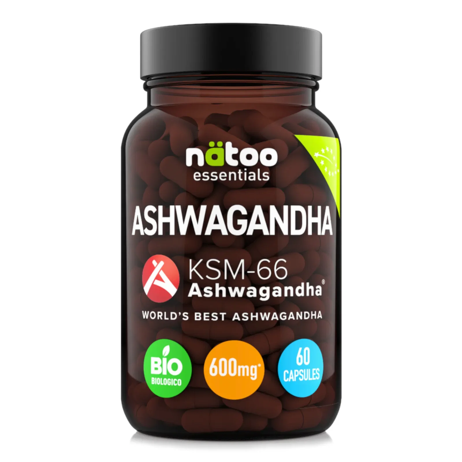 Image of NATOO<br><b>Essentials - Ashwagandha BIO<br>60 capsule