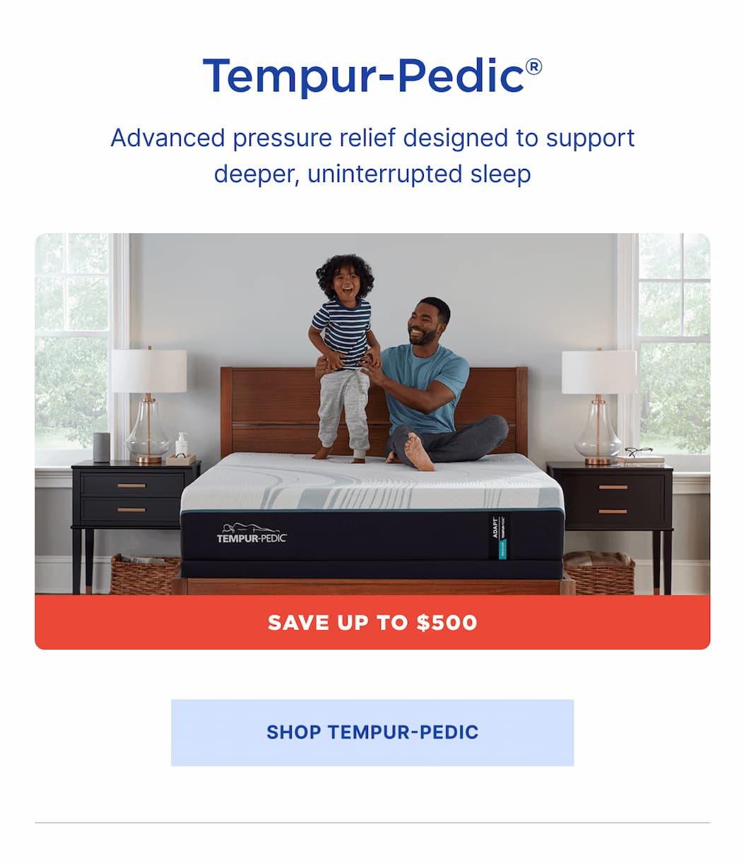 tempur pedic advanced pressure relief and motion for deeper sleep