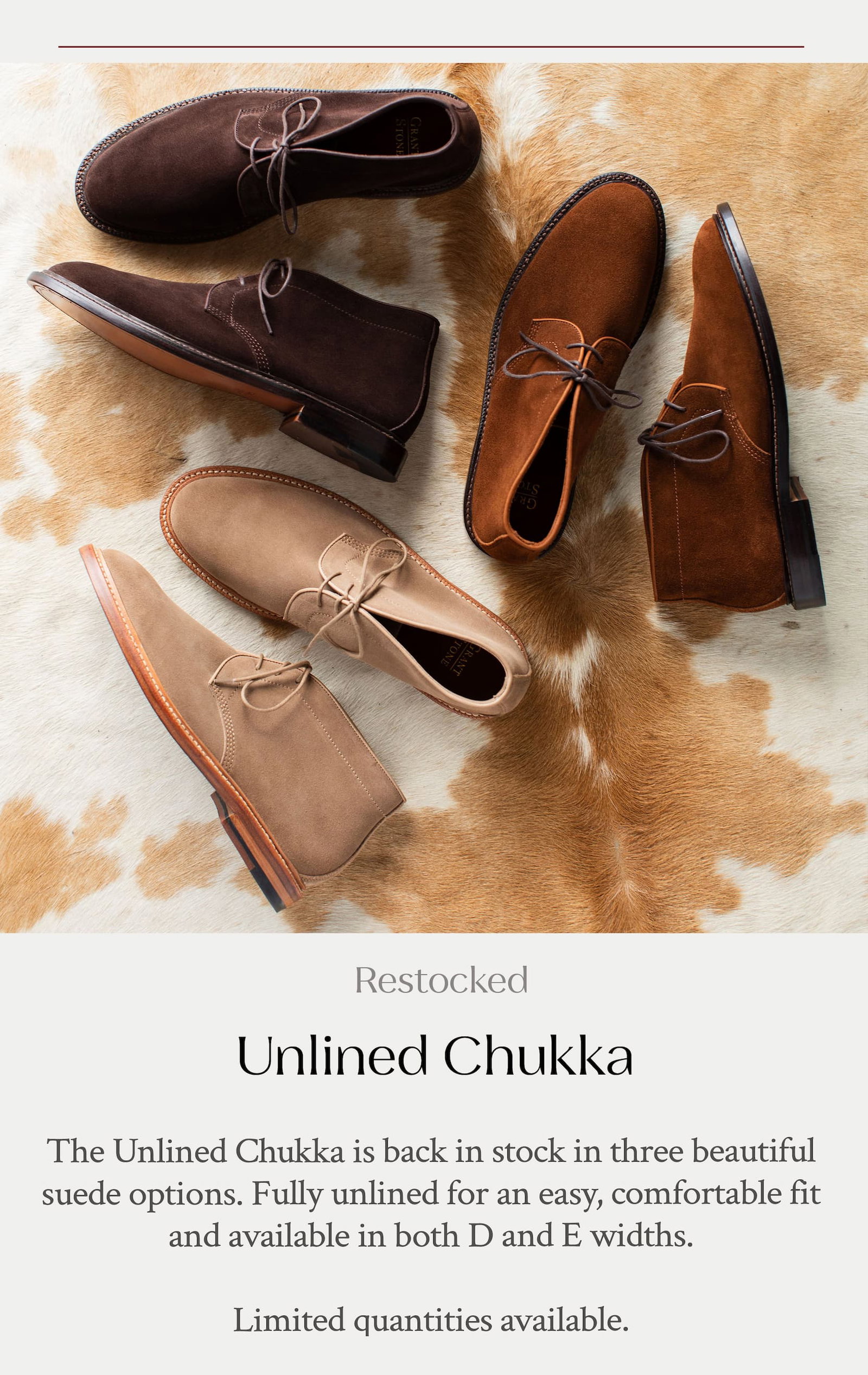 Restocked: Chukka