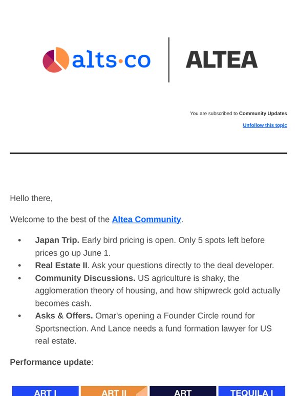 📆 This Week in the Altea Community