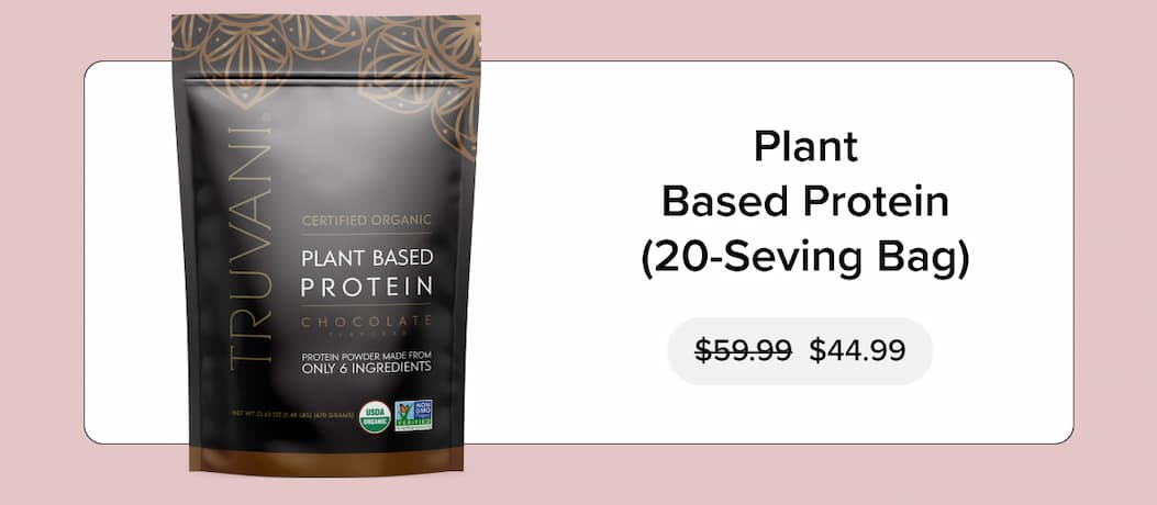 ✔ Plant Based Protein (20-Seving Bag) 