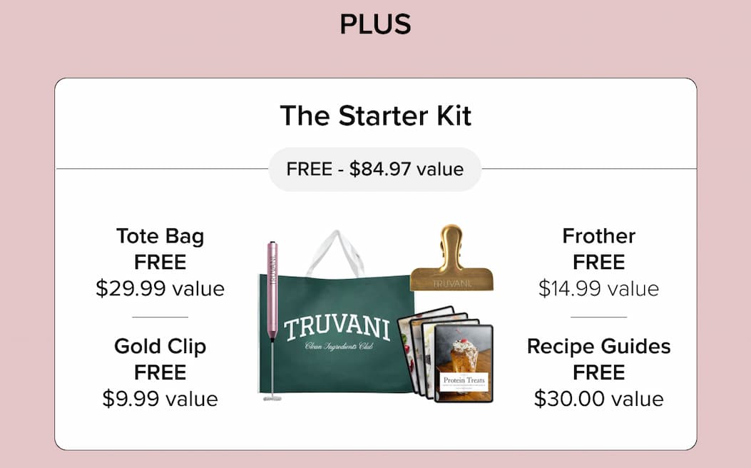 PLUS… ✔ The Starter Kit (FREE - $84.97 value)