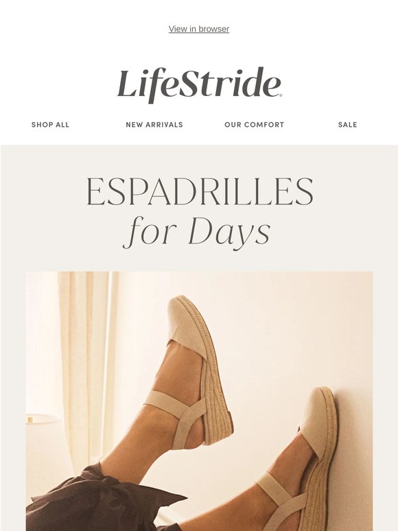 TRENDING NOW: Effortless espadrilles!