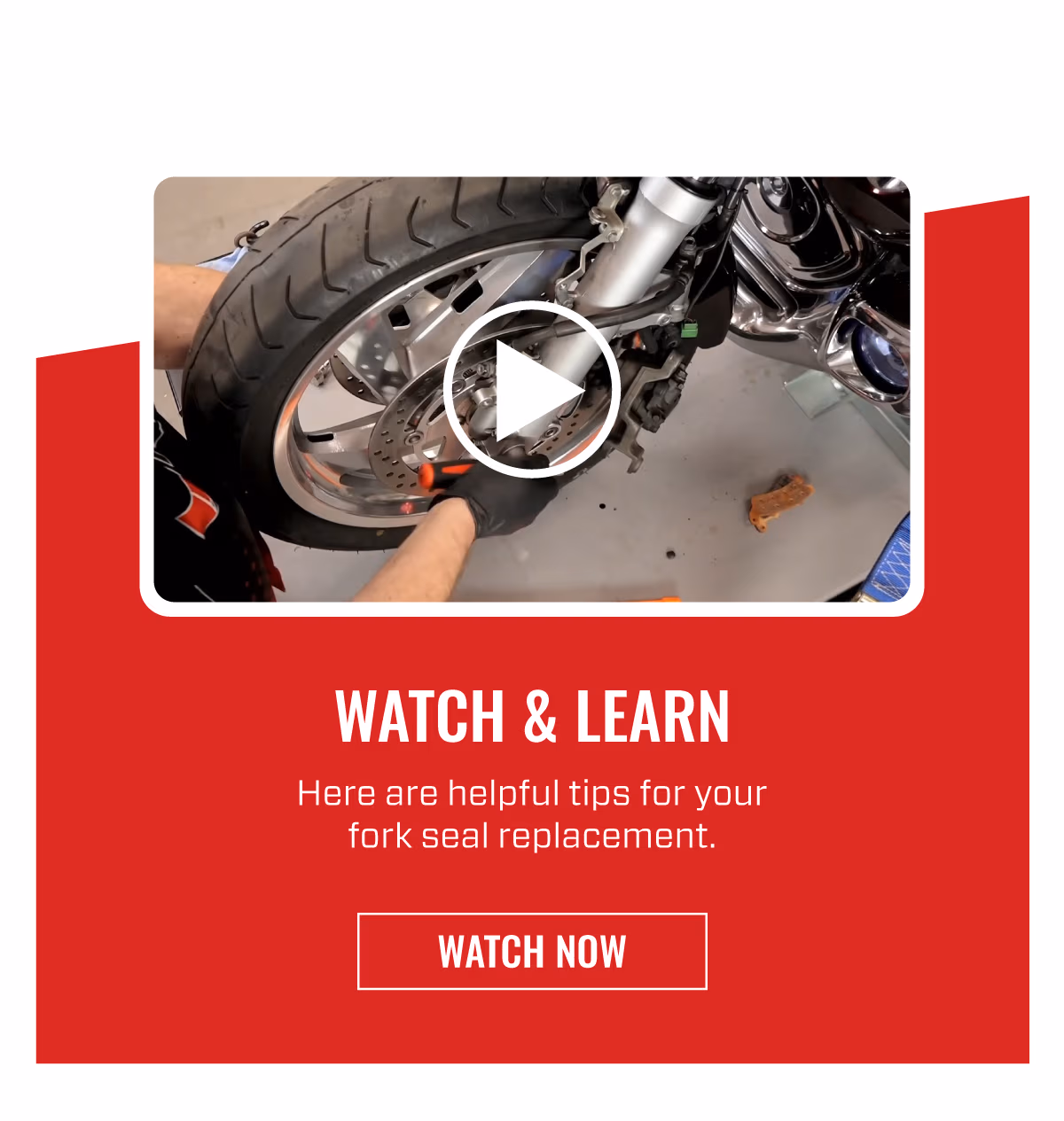 WATCH & LEARN | Here are helpful tips for your fork seal replacement | WATCH NOW