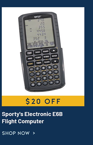 Sporty’s Electronic E6B Flight Computer