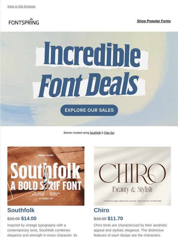 Explore this week’s font deals