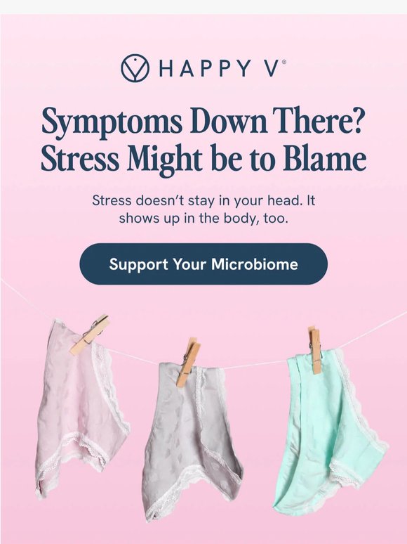 What stress can do to your vaginal health