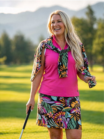 Printed Golf Skort