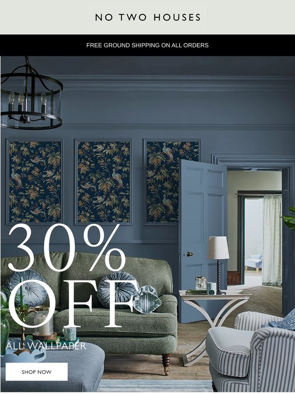 30% Off All Wallpaper