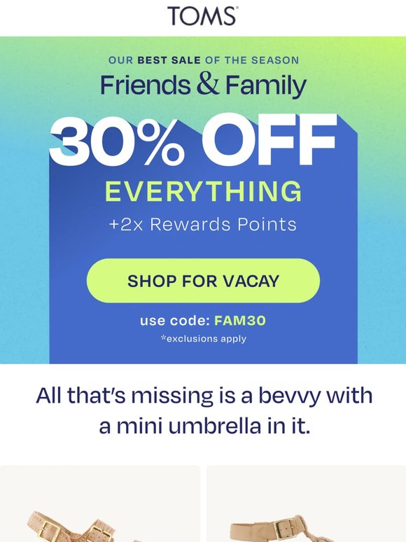 Vacay Edit: 30% Off