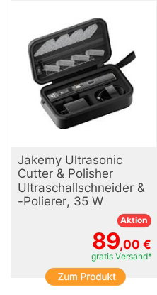 Jakemy Ultrasonic Cutter  Polisher Styroporschneider 35W 1St
