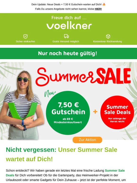 ⏳ Nur noch heute: 7,50 € warten.