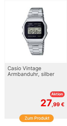 Casio Armbanduhr A158WEA1AEF