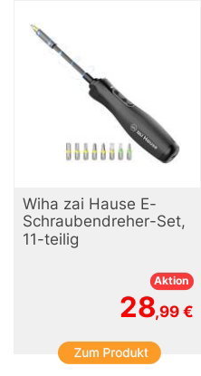 Wiha zai Hause ESchraubendreher
