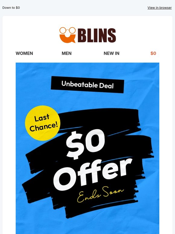 😱Exclusive Offer: Yours for $0!