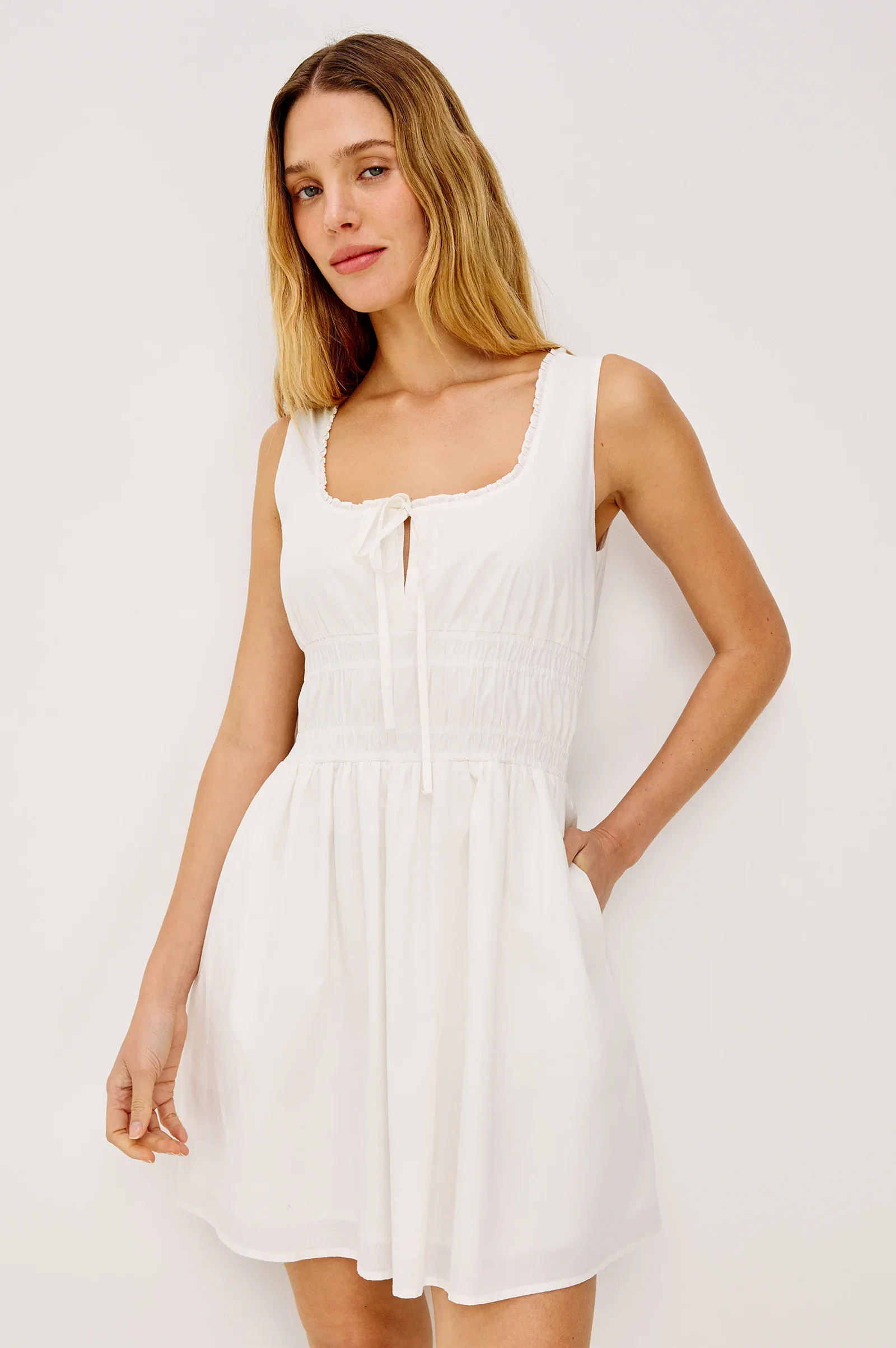 Image of COSETTE DRESS - WHITE