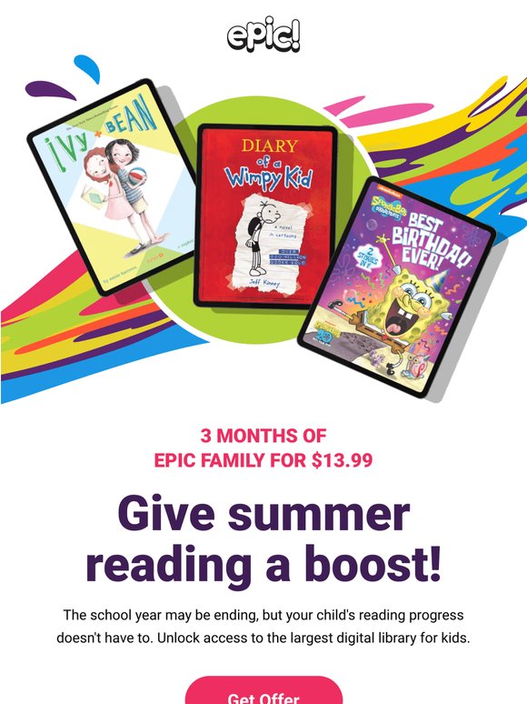 Don’t miss it! 3 months for the price of 1. 📚✨