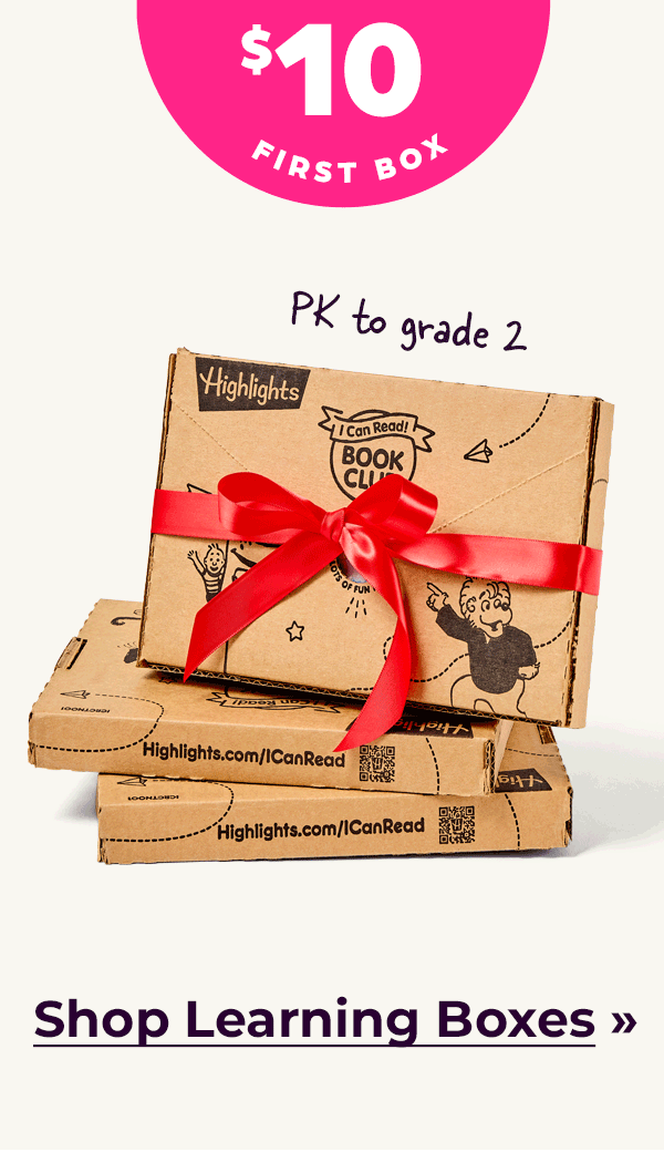 Shop Learning Boxes: $10 for Your First Box.