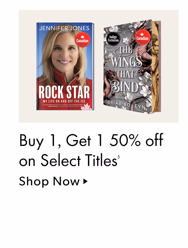 Buy 1, Get 1 50% off on Select Titles