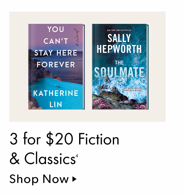 3 for $20 Fiction & Classics