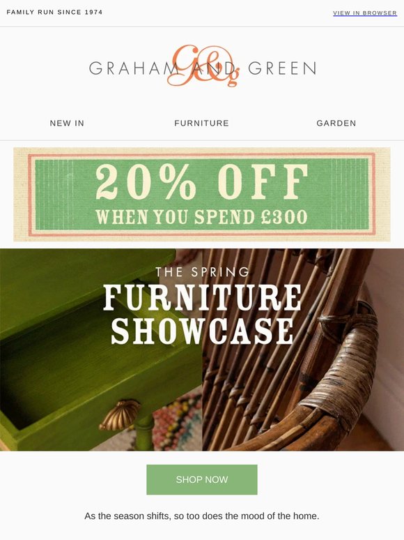 Your Spring Furniture Showcase: Under £500
