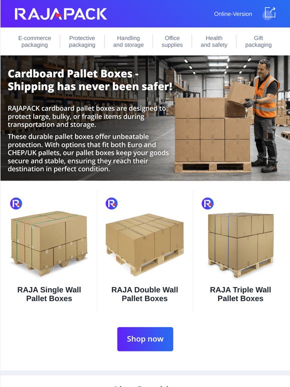 Pallet Boxes: Your products, secured