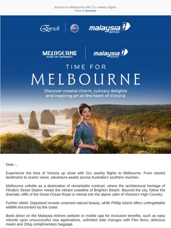 Explore the wonders of Melbourne