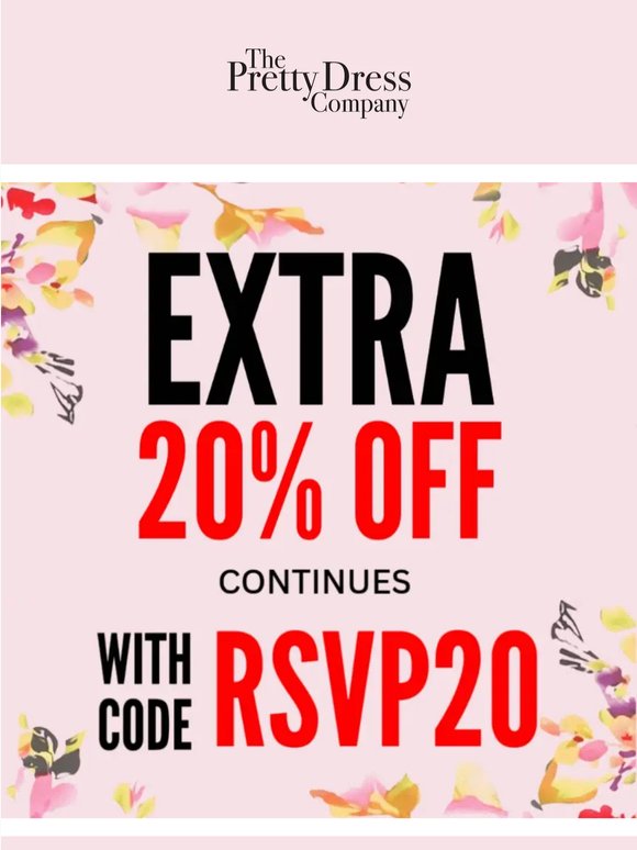 20% Off Bestsellers Continues 💕