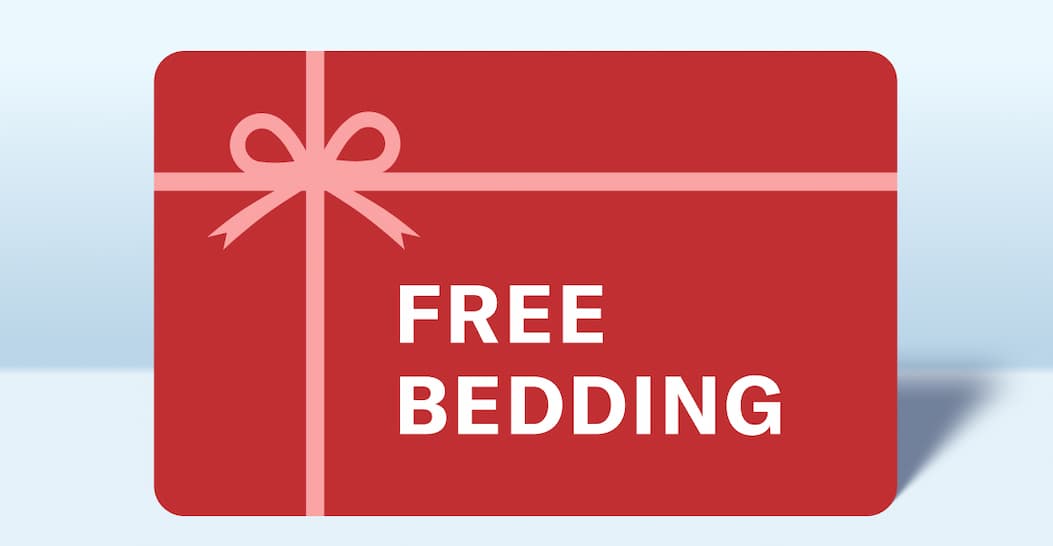 Free Bedding With Mattress Purchase + Save up to 60%