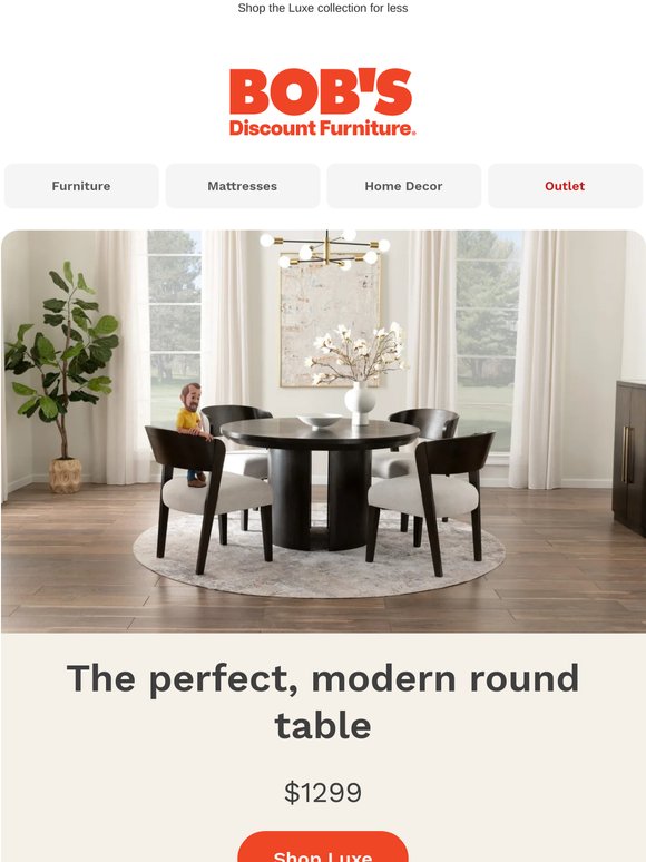 Gather 'round my NEW round dining set