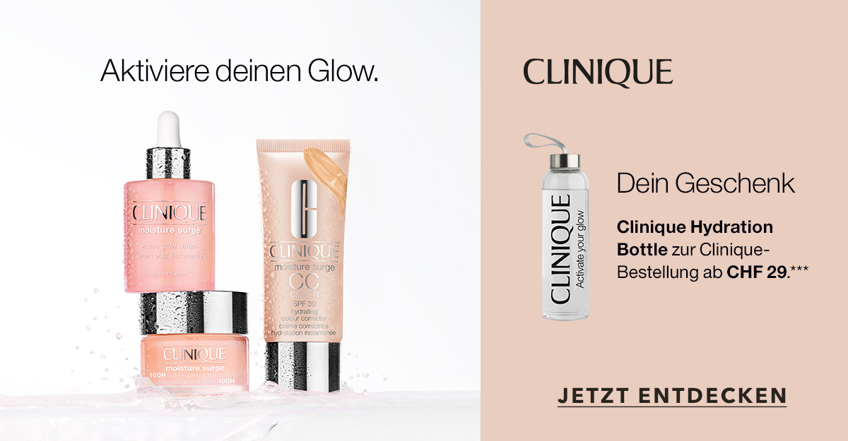 Entdecke die „Moisture Surge“-Kollektion von Clinique mit einem rosafarbenen Serum und einer CC-Creme, die Ihren Teint zum Strahlen bringen.
