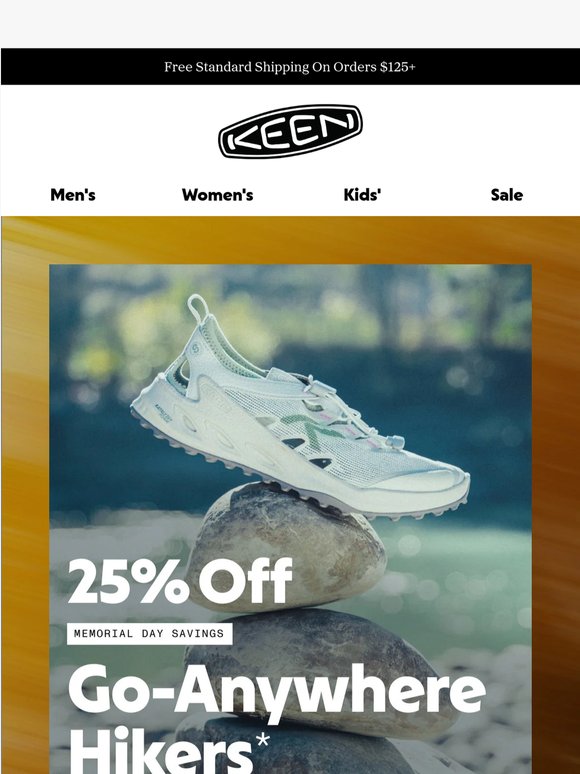 🥾 Hike More with 25% Off