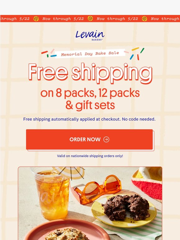 Cookies ship free until Friday 🍪