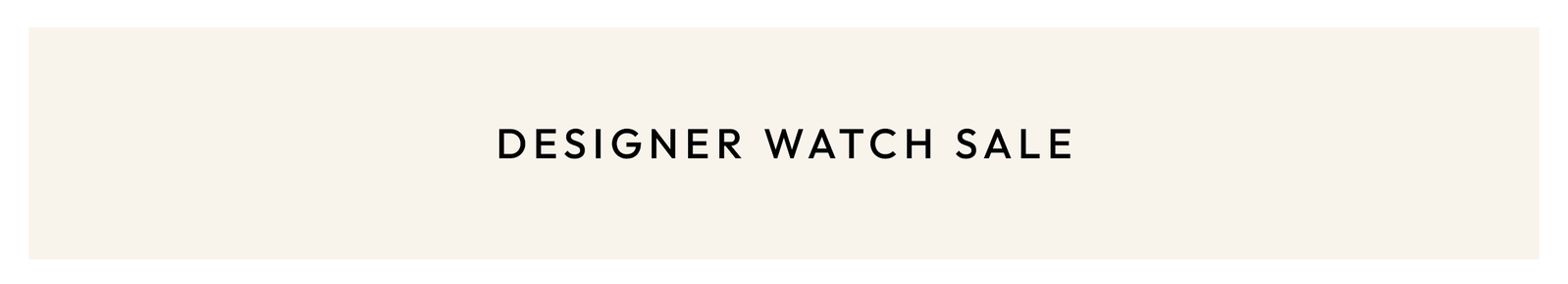 Designer Watch Sale