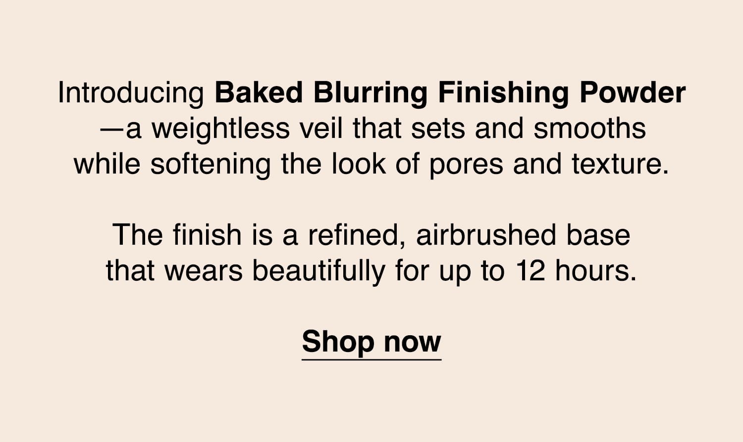 Baked Blurring Finishing Powder 