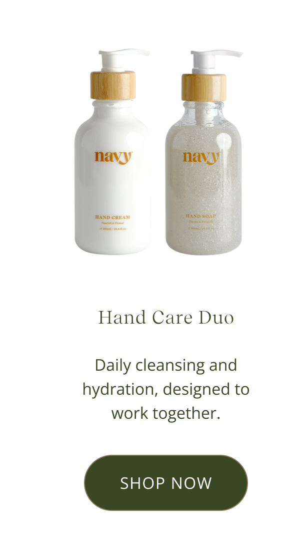 Hand Care Duo Daily cleansing and hydration, designed to work together. [ SHOP NOW ]