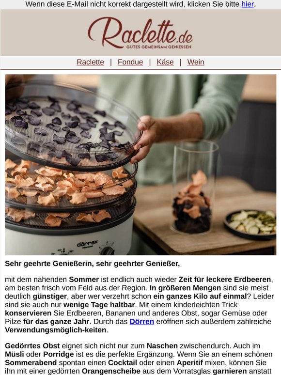 Zu viele Erdbeeren? Einfach dörren!